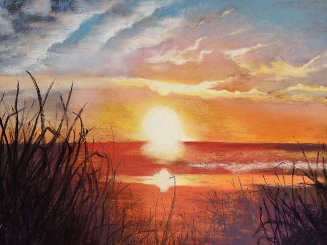 Jan Vermilya "Coastal Sunset Two"