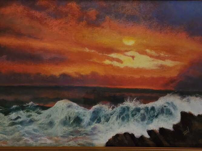 Jan Vermilya "Coastal Sunset One"