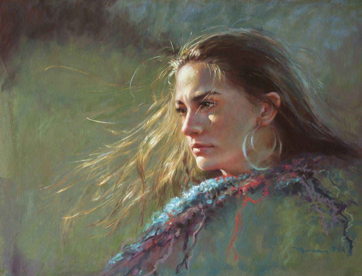 Pastel Portrait by Christine Swann