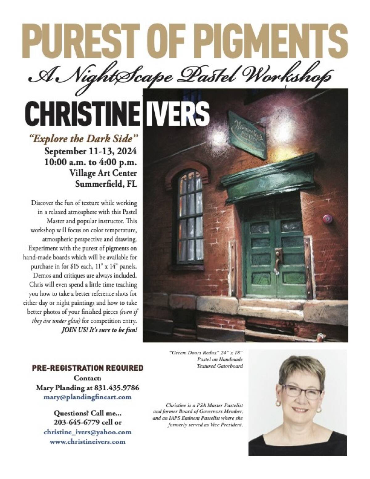 Painting Nocturnes - A Workshop with Chris Ivers