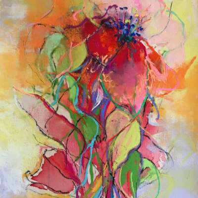 Painting Semi-Abstract Flowers